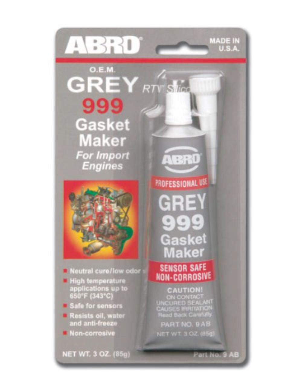 Silicona Gris ABRO 85 gr